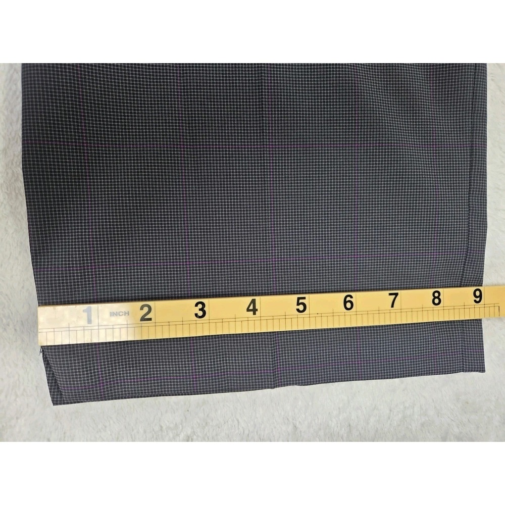 Nike Golf Tartan Plaid Tour Performance Dri Fit Pants Mens 34x30 Gray Athleisure - Picture 7 of 9